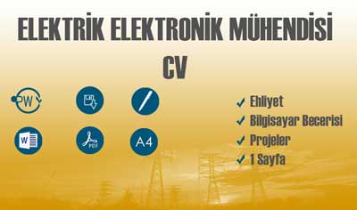 Elektrik-Elektronik Mühendisi CV